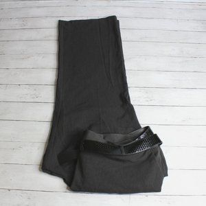 Apt. 9 Women's Trouser Suit Dress Pants Plus Size 22W Gray Ava Fit Belted